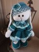 XXL Funny Bunny Basic Ivoor.(staand of zittend )